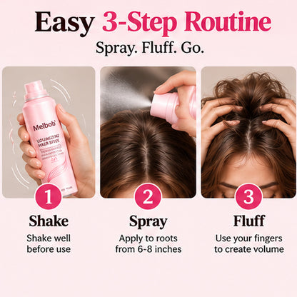 ⏳LIMITED-🎉BUY 1 GET 1 FREE! 🍑Melbob Peach Lift Volumizing Hair Spray