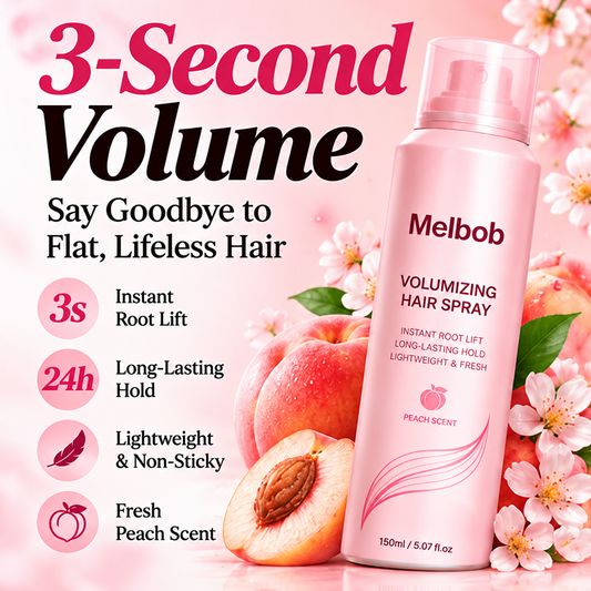 ⏳LIMITED-🎉BUY 1 GET 1 FREE! 🍑Melbob Peach Lift Volumizing Hair Spray