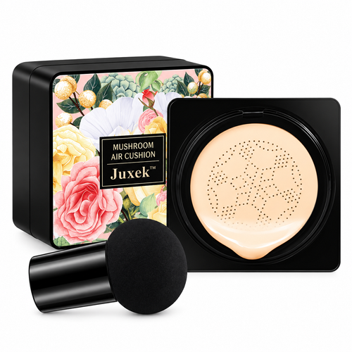 🔥 50% OFF TODAY | Juxek™ mushroom Air Cushion Foundation – Lightweight & Breathable